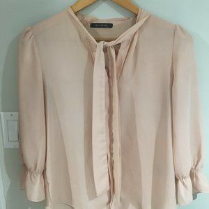 Pink work blouse